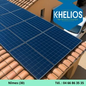 Installation de panneaux photovoltaïques à Nîmes dans le Gard (30) réalisée par K-Helios
